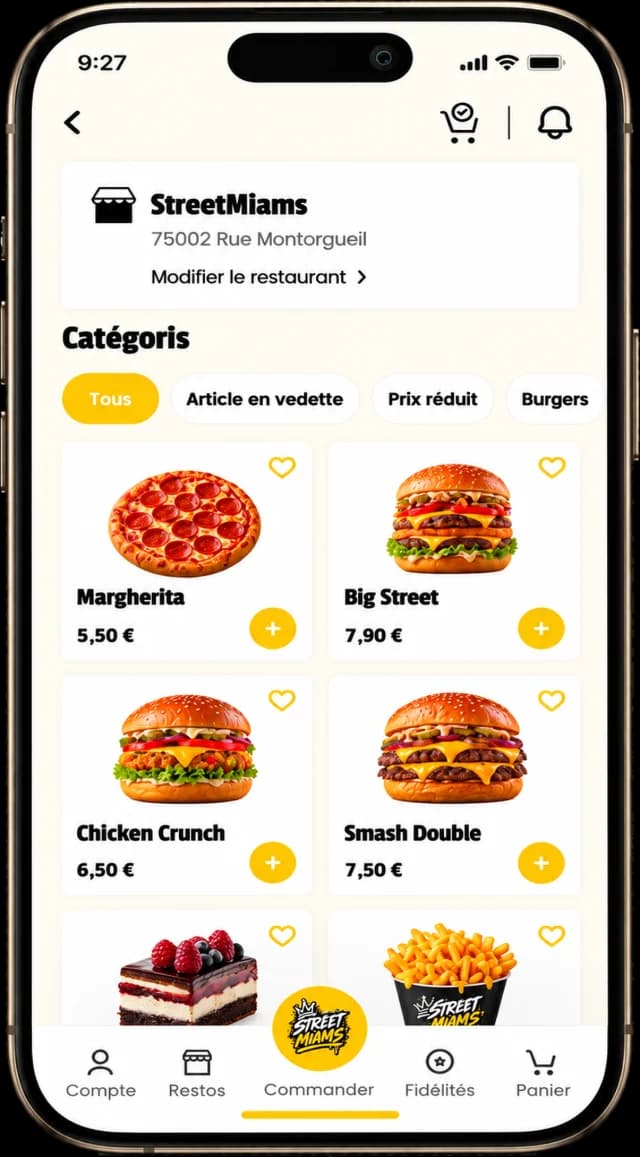 Application BeezMobile sur smartphone
